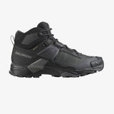 Salomon Mens X Ultra 5 Mid Gore Tex Boot In Black/Asphalt/Castlerock