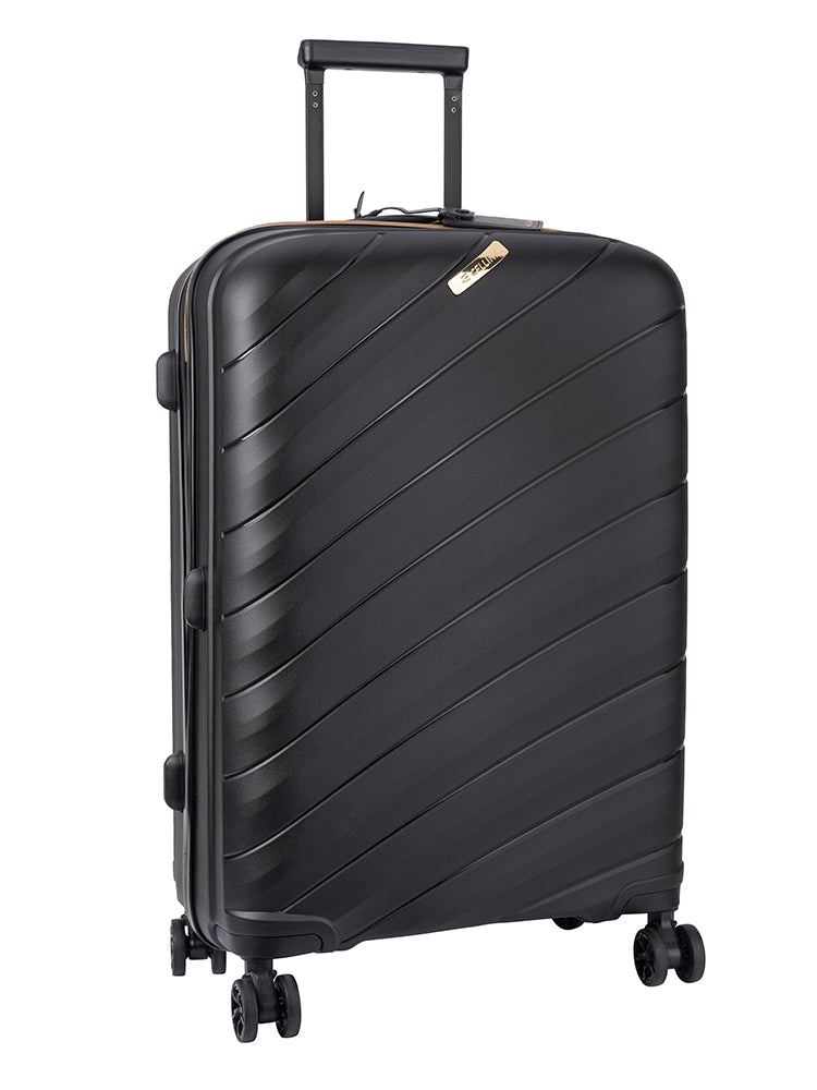 Cellini Pulse Trolley Case In Black and Gold