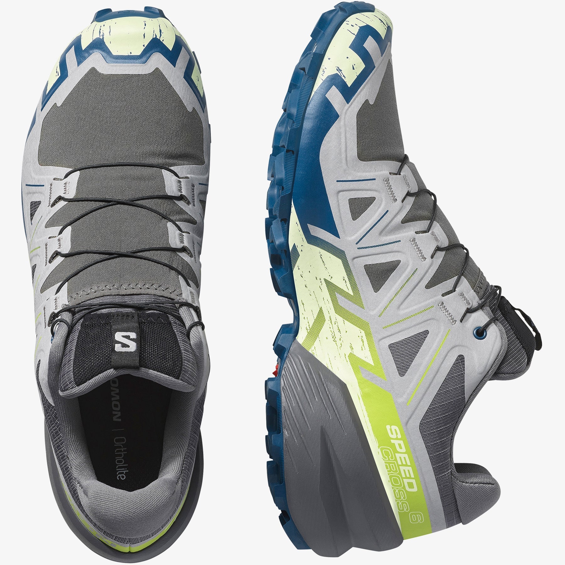 Salomon Mens Speedcross 6 Shoes In Castle Rock