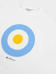 Ben Sherman W47812 Target T-Shirt Ivory/Blue