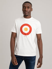 Ben Sherman W47812 Target T-Shirt Ivory/Red