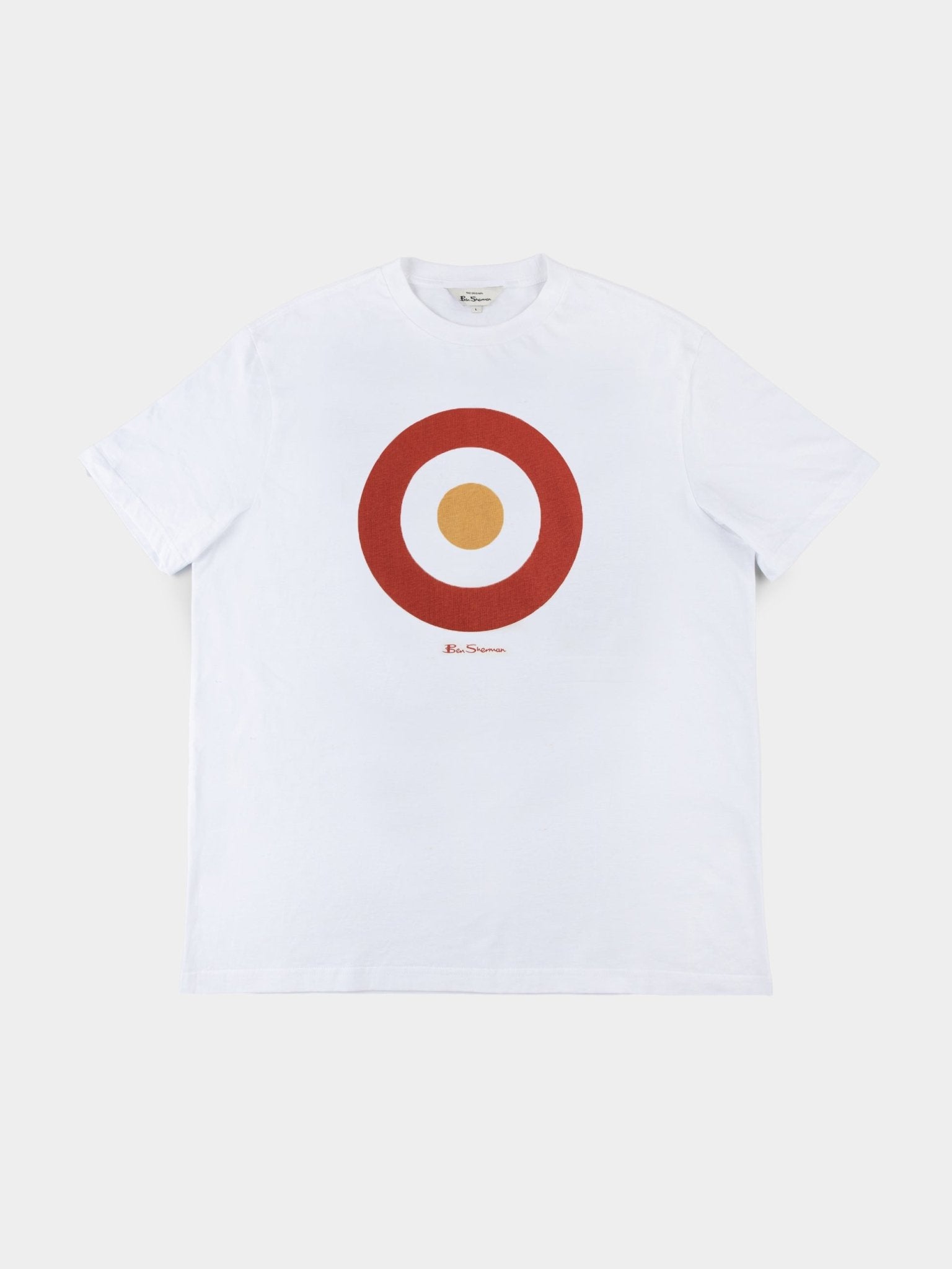 Ben Sherman W47812 Target T-Shirt Ivory/Red – Sedgars SA