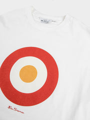 Ben Sherman W47812 Target T-Shirt Ivory/Red