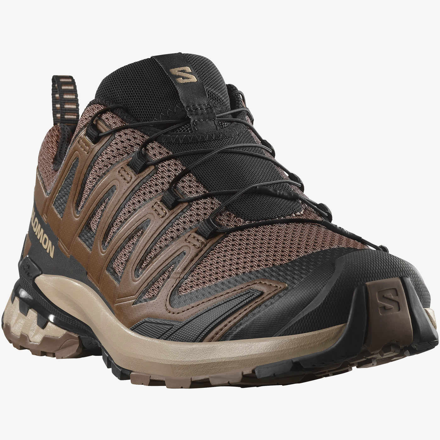 Salomon Mens XA Pro V9 Shoes In Brown