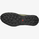 Salomon Mens Speedcross Peak Shoes In Olive Night/Deep Lichen Green/Black