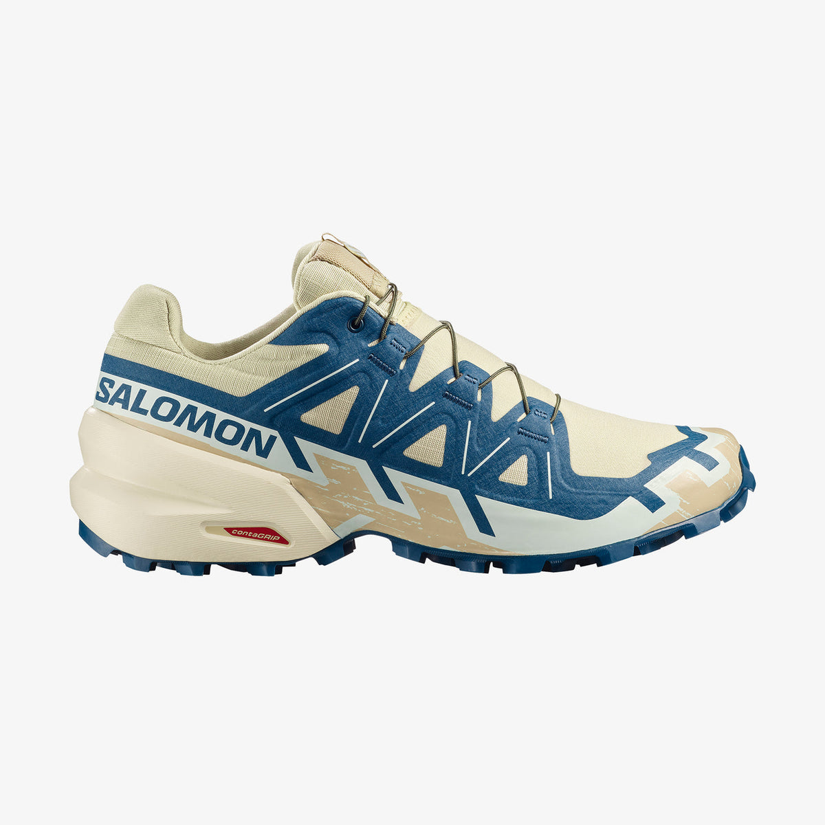 Salomon Mens Speedcross 6 Shoes In Blue Multi