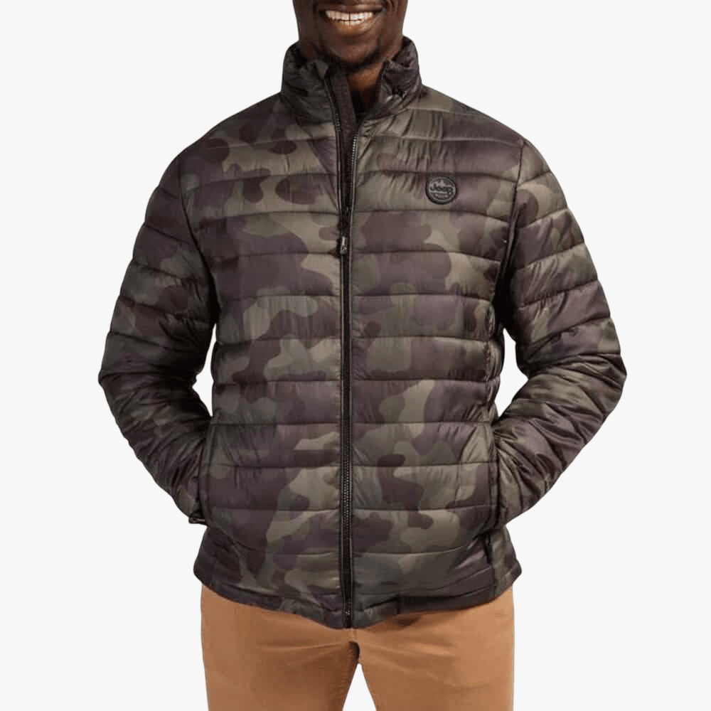 Jeep Mens Core Puffer Jacket Camouflage