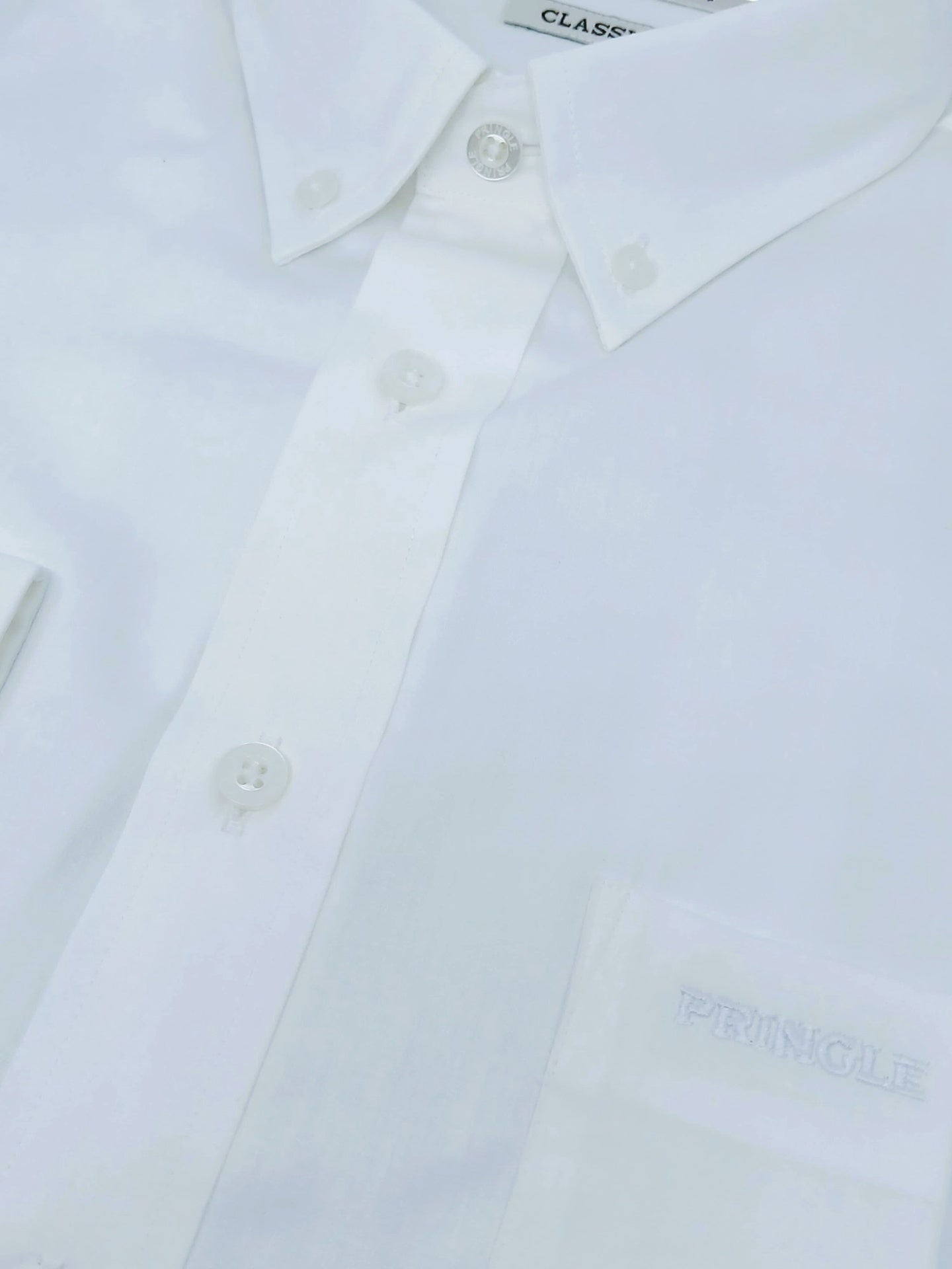 Pringle William L/S Classic Shirt Snow