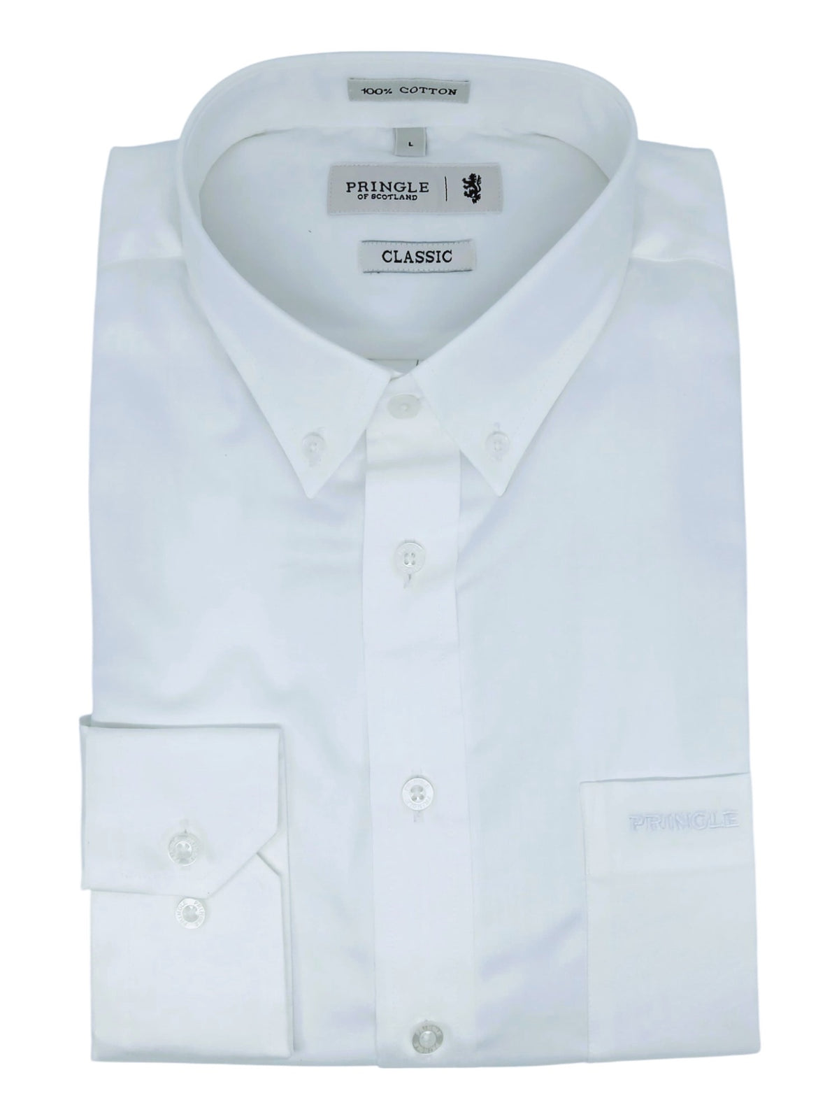 Pringle William L/S Classic Shirt Snow