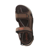 Jeep Mens Open Adventure Sandals In Chocolate