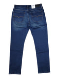 Polo Mens Knitted Slim Leg Denim In Dark Wash