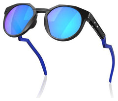 Oakley Unisex Sapphire Polarized Lens Sunglasses In Black & Blue