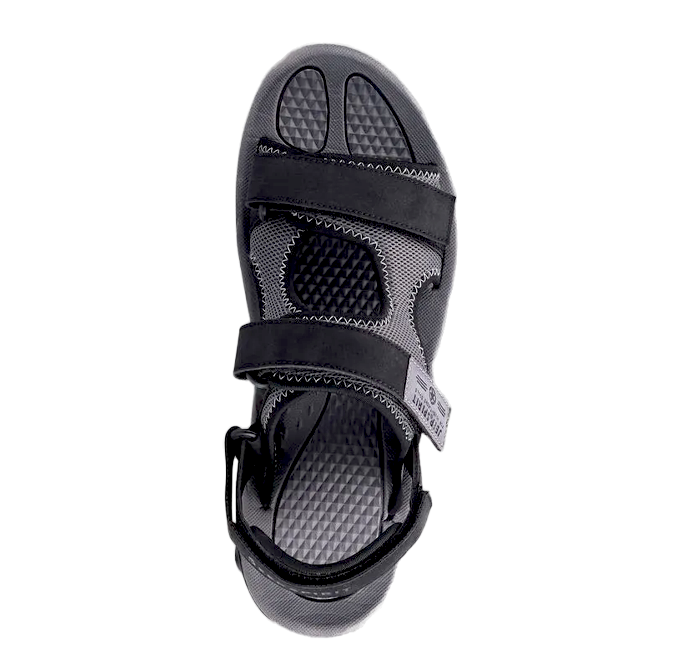 Jeep Mens Carve Open Sandals In Black