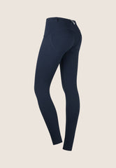 Freddy Womens Skinny Push Up Trousers In Dark Sapphire Blue