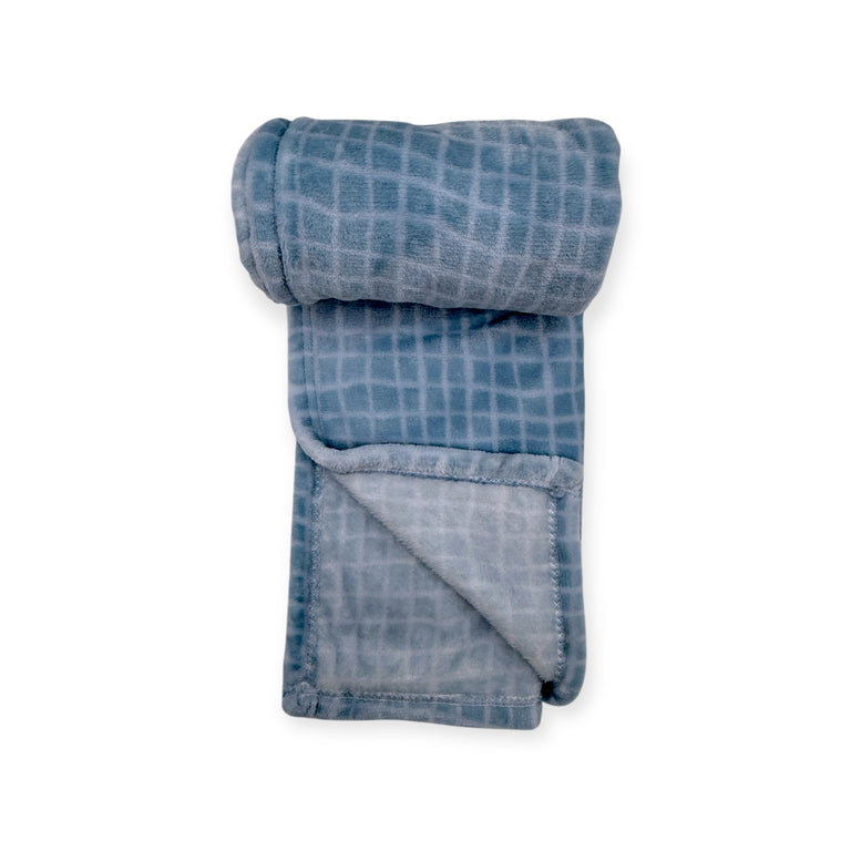 Mother's Choice Boys Dino Printed Flannel Blanket In Bue