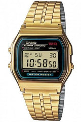 Casio Retro Gold Black Digital Watch