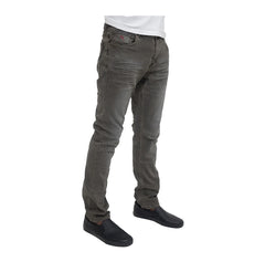 Soviet Mens Trooper Slim Leg Jeans in Earth