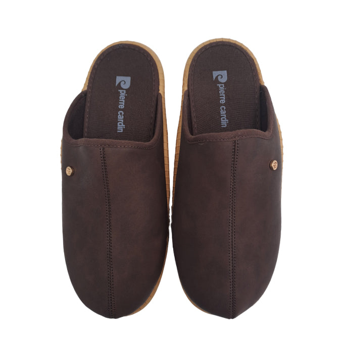 Pierre Cardin Mens Zion Shoes In Dark Brown