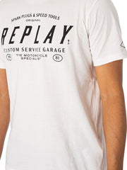 Replay M6840 2660 Tee White