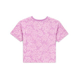 Converse Girls Floral Jacquard Dolman T-Shirt In Grape
