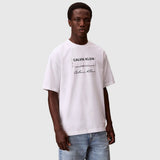 Calvin Klein 16S April Graphic Seasonal T-Shirt In White