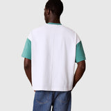 Calvin Klein Mens Premium Jersey Ringer T-Shirt In White Multi