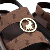 Polo 0075788 Womens Moulded Trim Sandals Brown