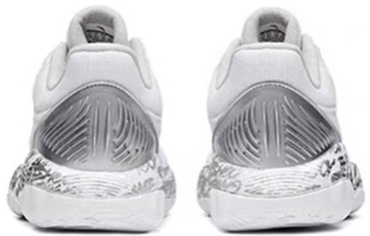 Anta Mens Basketball Shoes In White & Silver