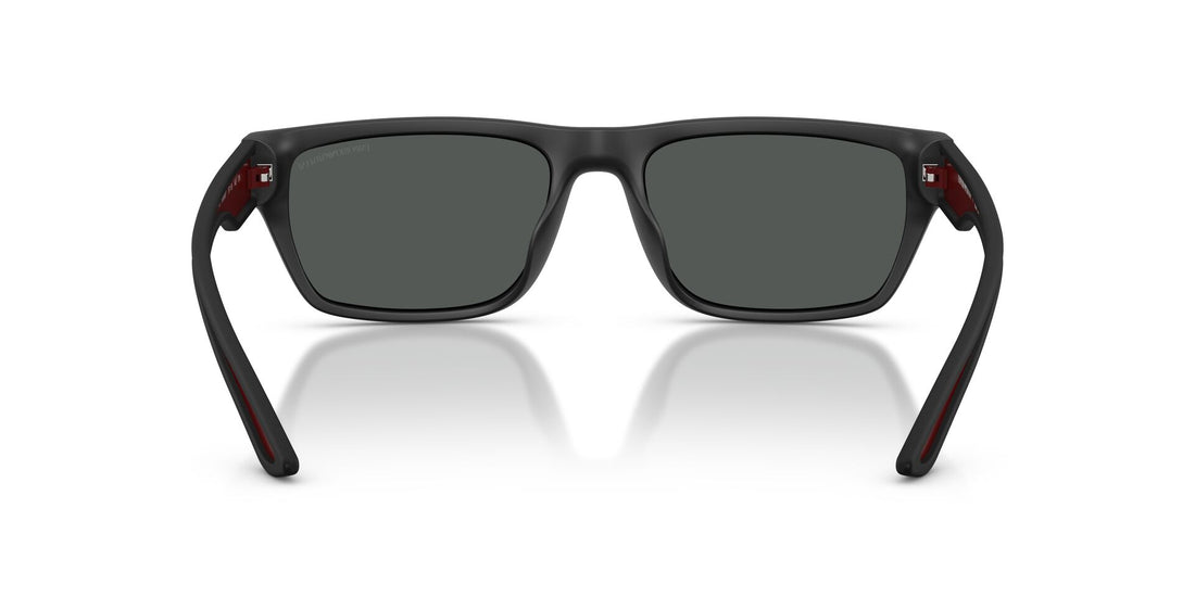 Emporio Armani Mens Full Rim Sunglasses In Black/Maroon