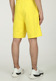 Just Cavalli 76Oade00 Cf100 Cotton Fleece Shorts Yellow