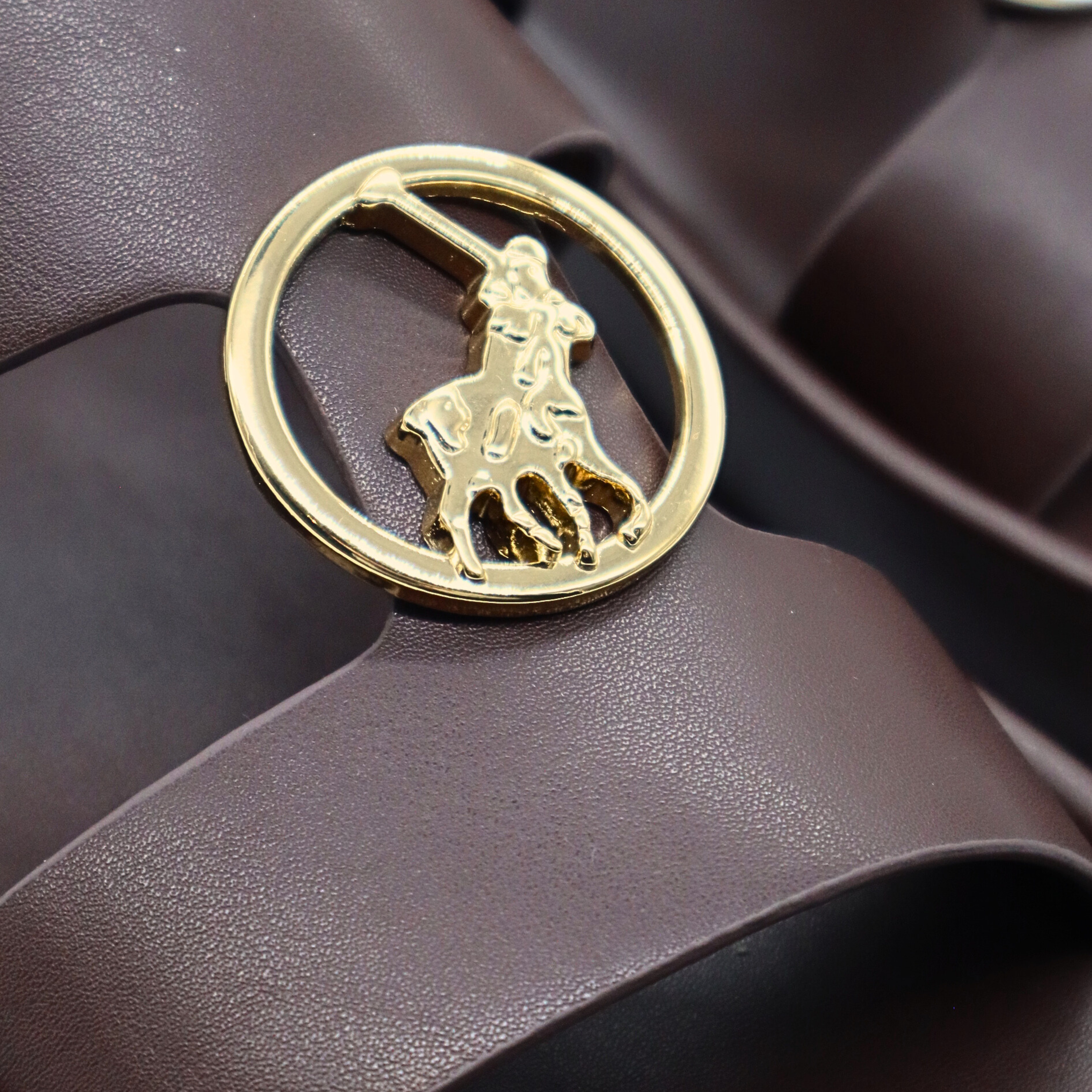 Exclusive Polo Womens Moulded Unit Trim Sandal Brown