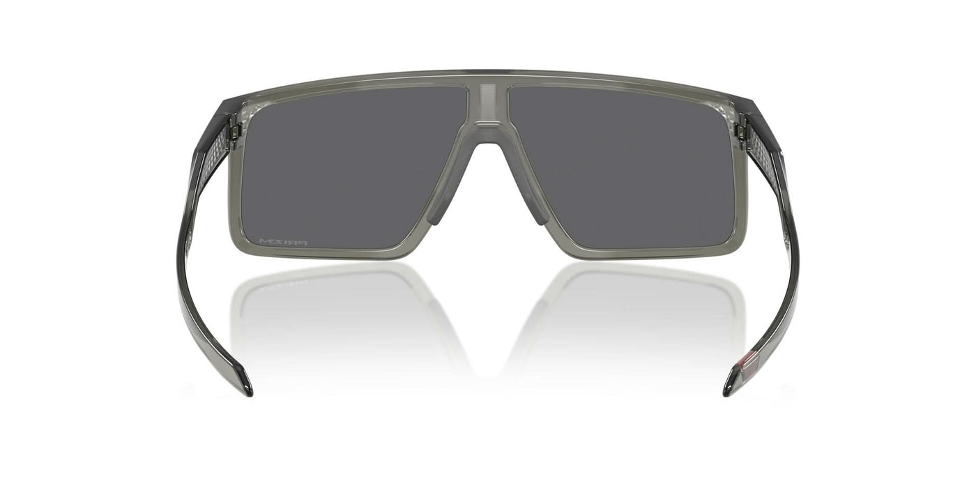 Oakley Mens Heliux Shield Sunglasses In Transparent Grey