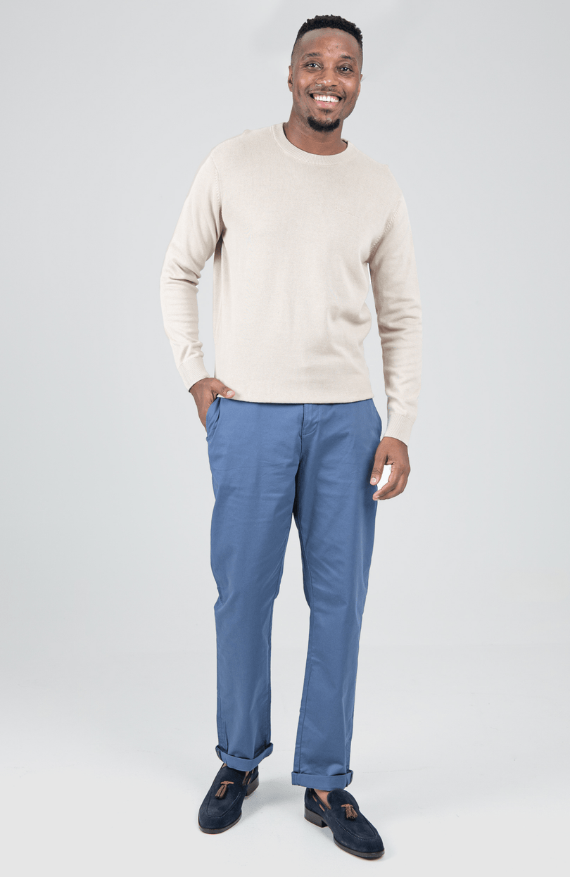 Ben Sherman Knit Crew Neck Sustained Grey