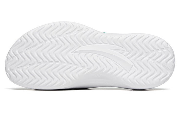 Anta Mens Basketball Slippers In Green & White
