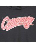 Converse Girls Relaxed Graphic Hoodie In Charcoal