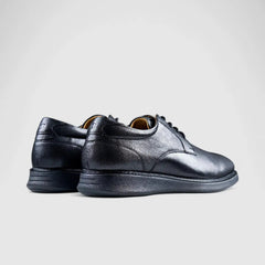 Florsheim Mens Launch Plain Black Toe Shoes