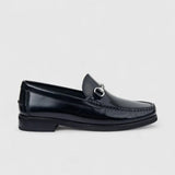 Florsheim Mens Berkley Flex Bit Leather Shoes In Black