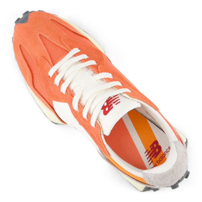 New Balance Mens 327 Lifestyle Shoes In Orange