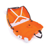 Trunki Kiddies Tipu The Tiger Ride On Suitcase In Orange/Black
