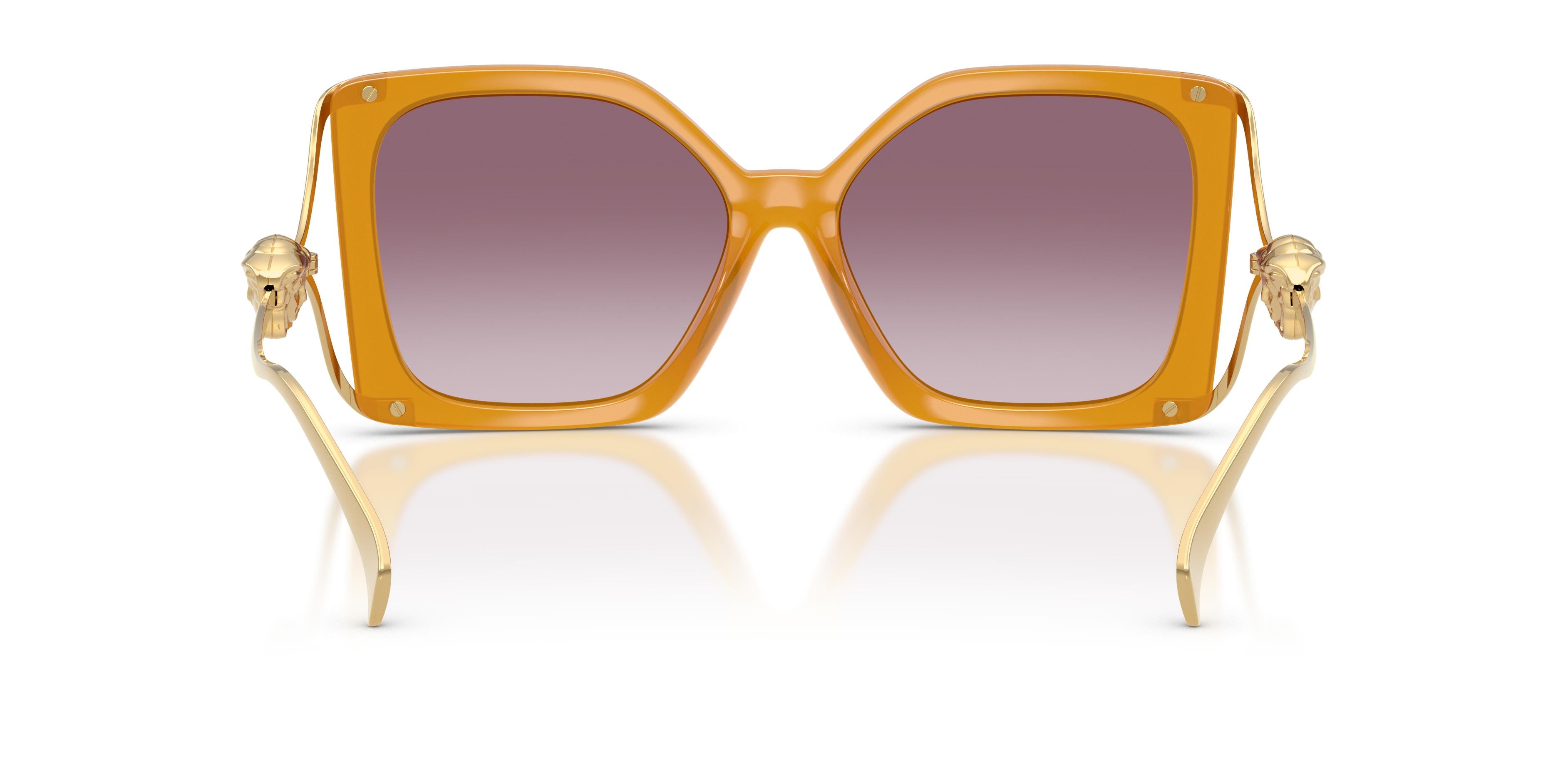 Versace Womens Lunettes Sunglasses In Yellow