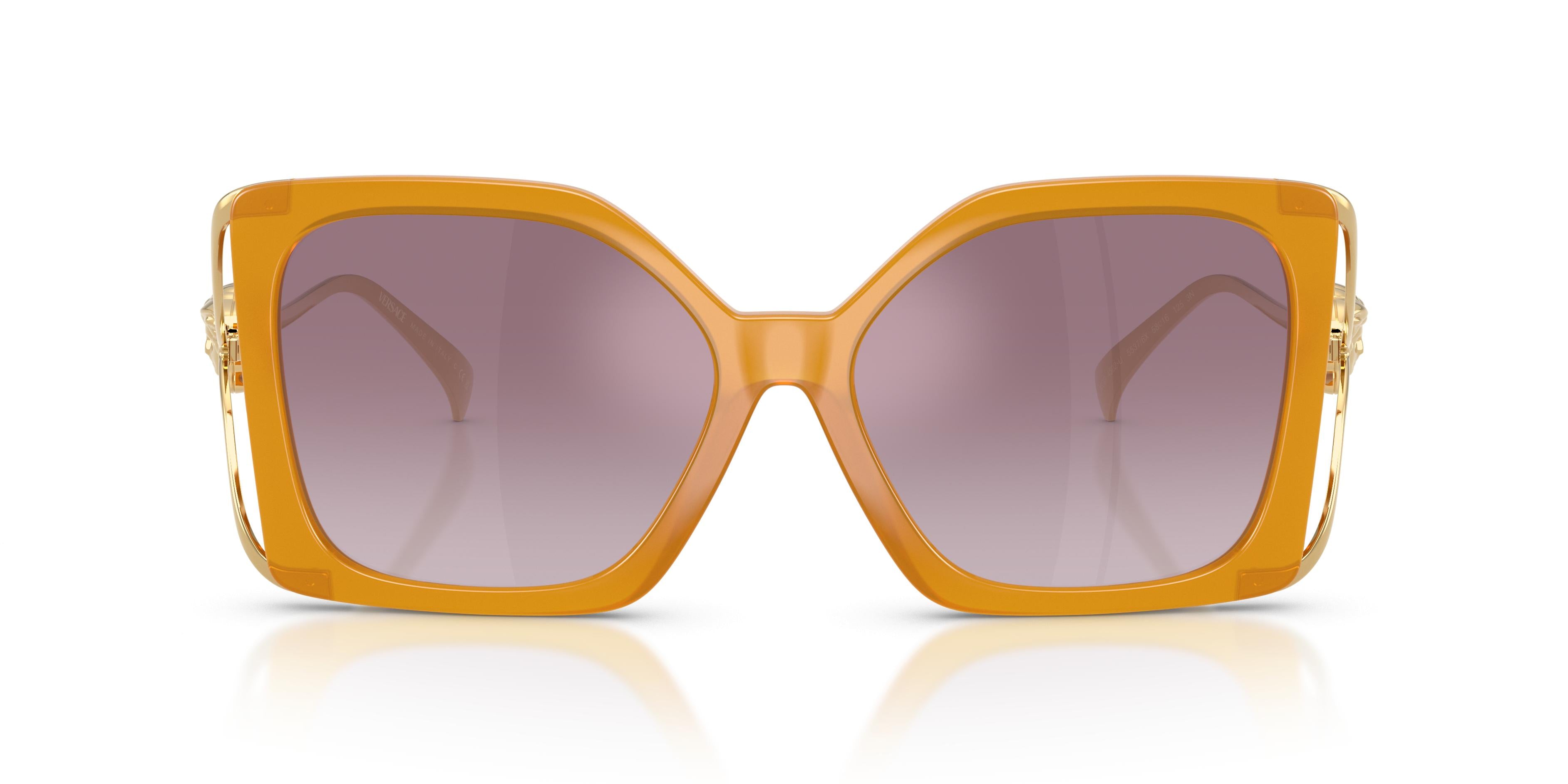 Versace Womens Lunettes Sunglasses In Yellow