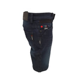 Soviet B Colonel Boys Denim Short  Blue Black