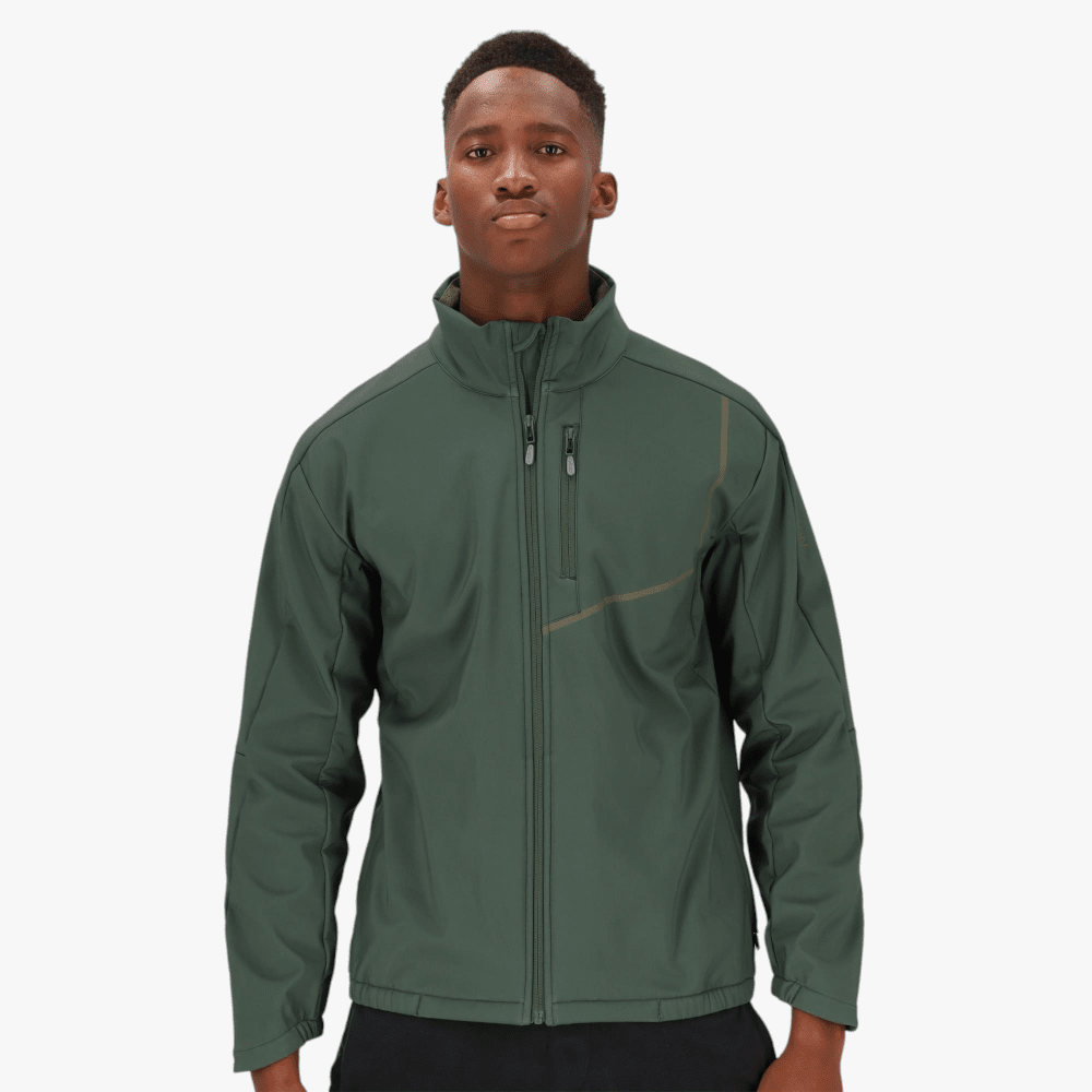 Salomon Mens Ossa Solftshell Jacket Olive