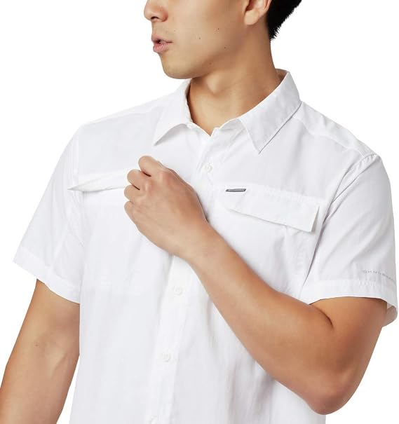 Columbia Mens Silver Ridge 2.0 Shirt In White