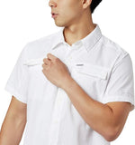 Columbia Mens Silver Ridge 2.0 Shirt In White