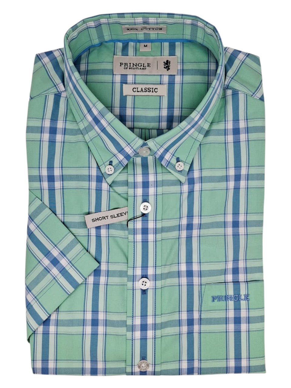 Pringle Mens Classic Shirt In Green
