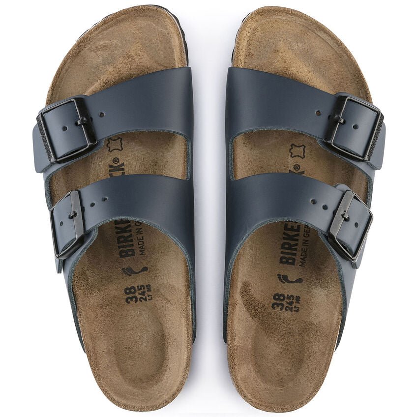 Birkenstock Arizona 51151 Natural Leather Blue