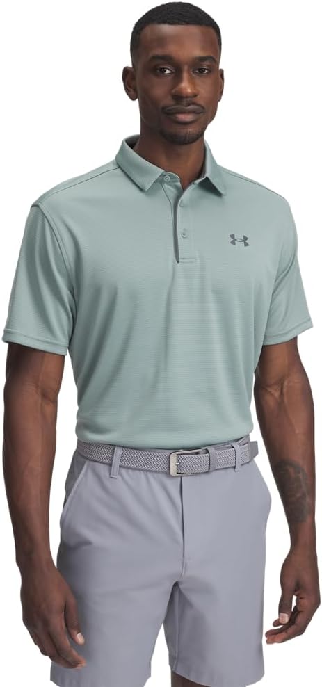 Under Armour Tech Polo Mens Silica Green/Pitch Gray