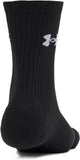 Under Armour Unisex Perfomance 3 Pack Crew Socks In Black