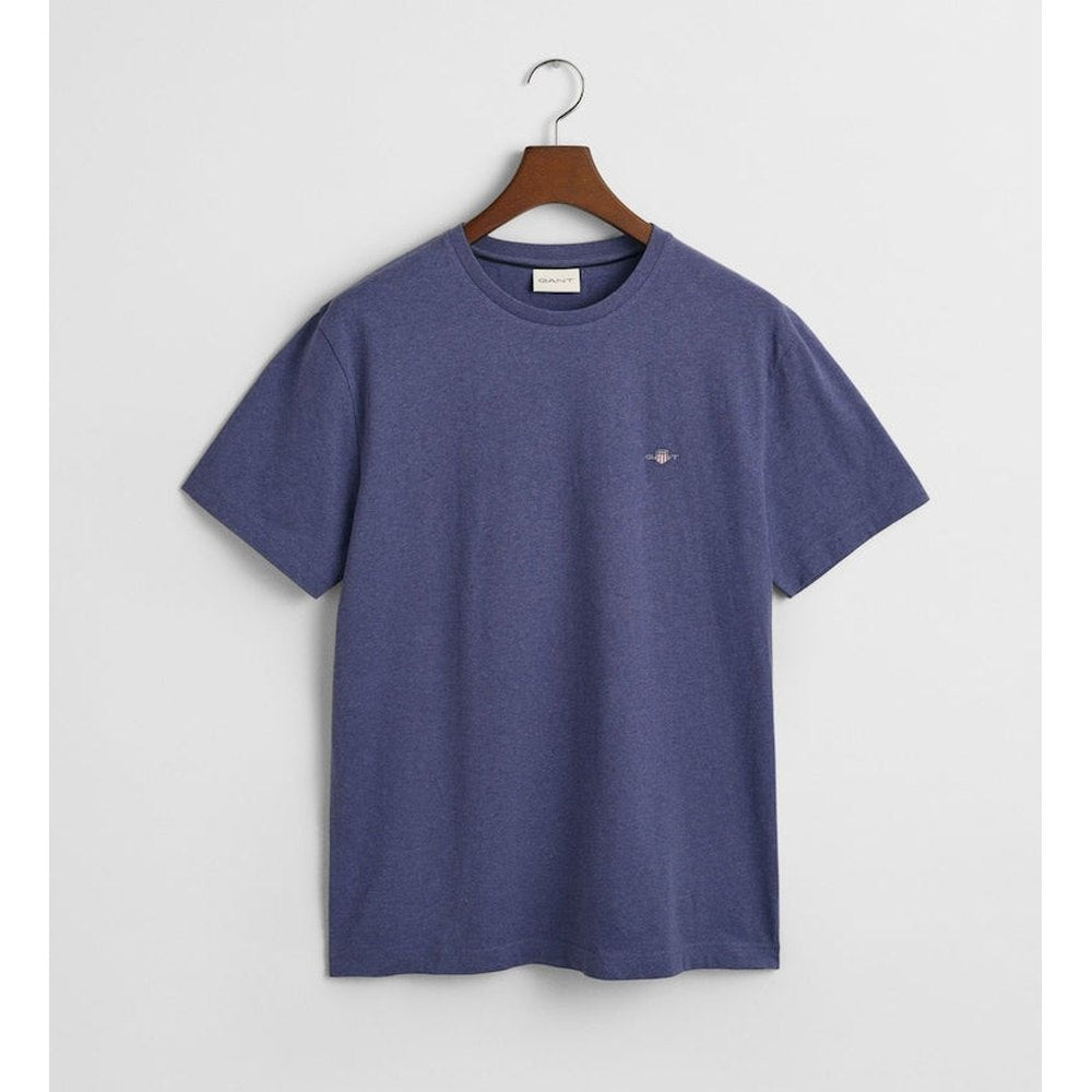 Gant Mens Regular Shield Golfer In Blue Melange